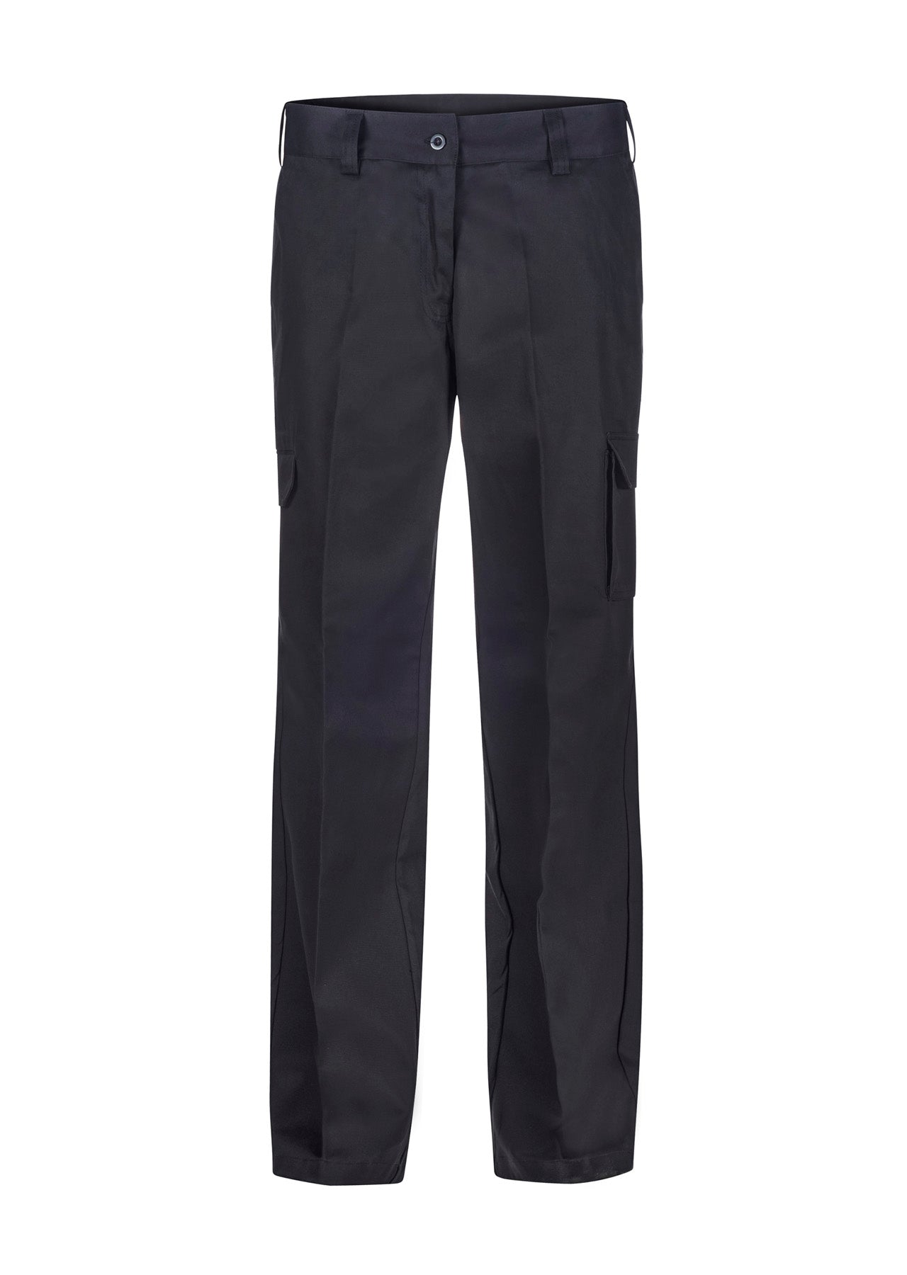 LADIES MID WEIGHT CARGO COTTON DRILL TROUSER
