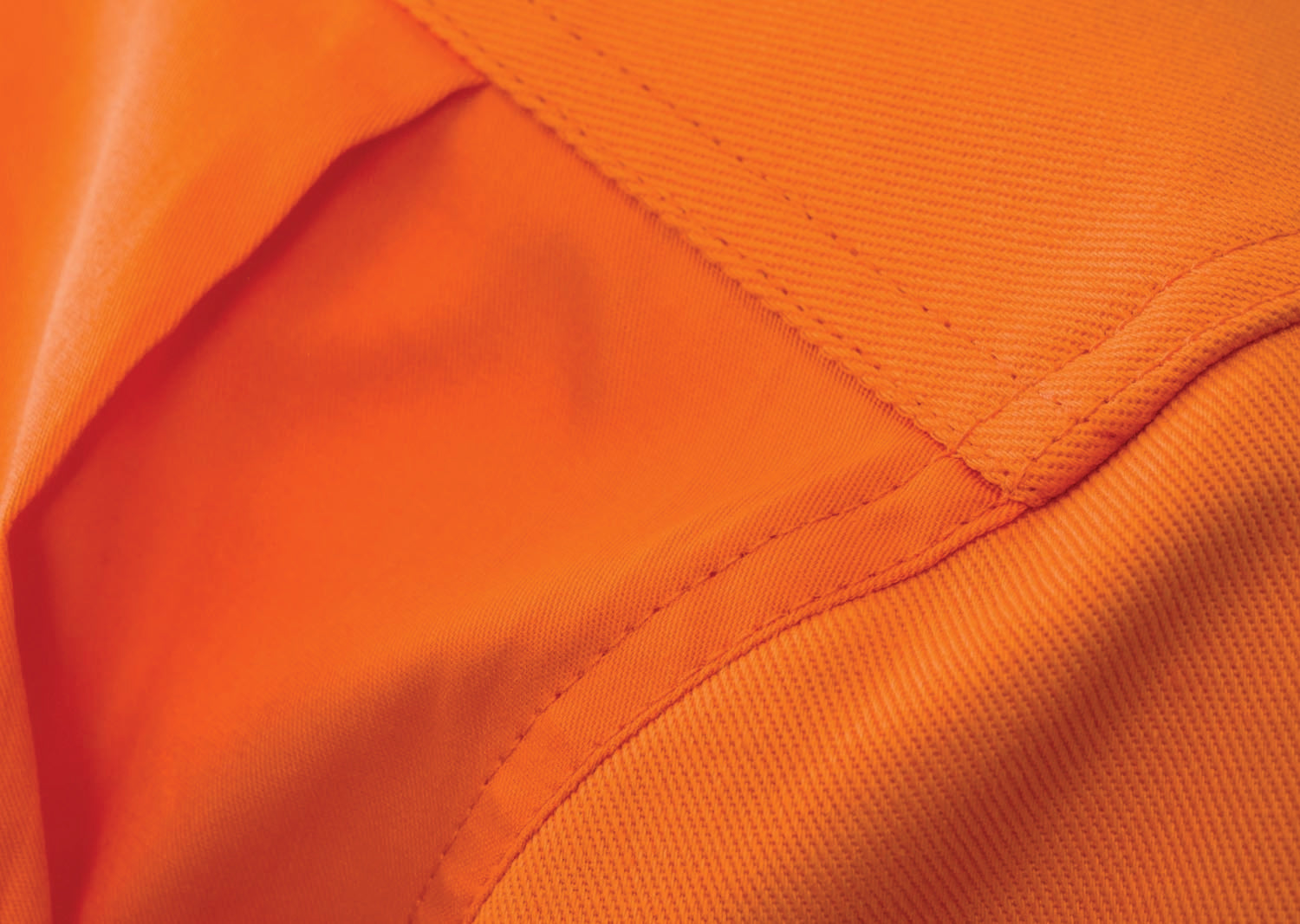 HEAVY DUTY HYBRID HI VIS CLOSED FRONT COTTON DRILL SHIRT WITH GUSSET SLEEVES