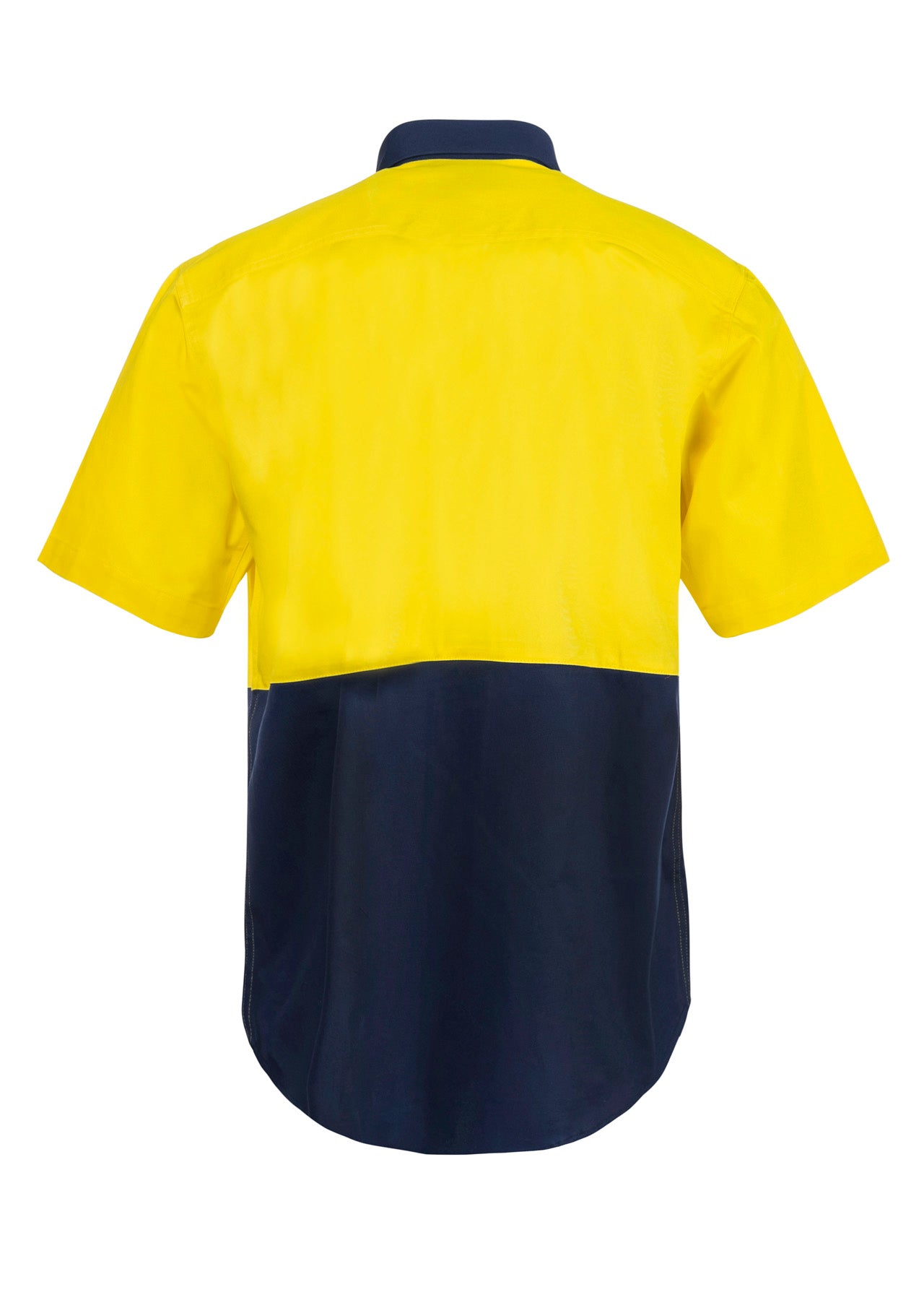 HI VIS SHORT SLEEVE COTTON DRILL SHIRT