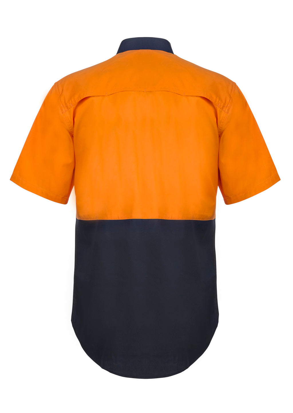 LIGHTWEIGHT HI VIS SHORT SLEEVE VENTED COTTON DRILL SHIRT