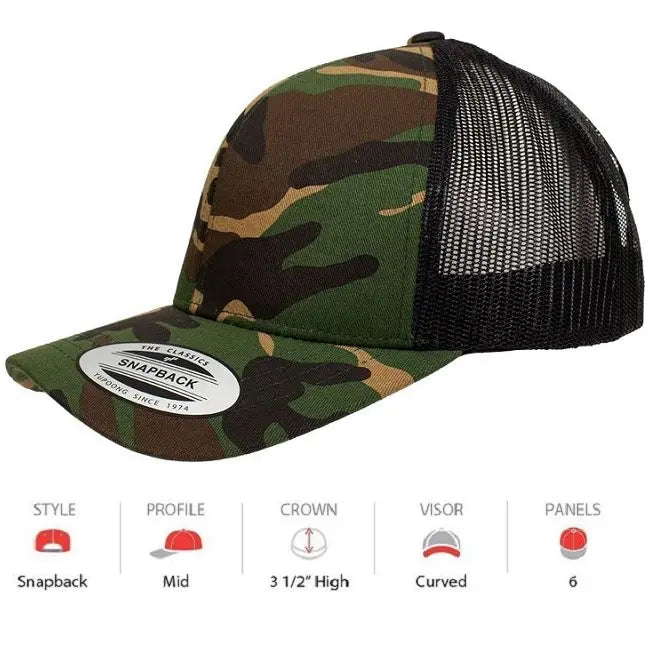 Camo 6606T Classic Retro Trucker