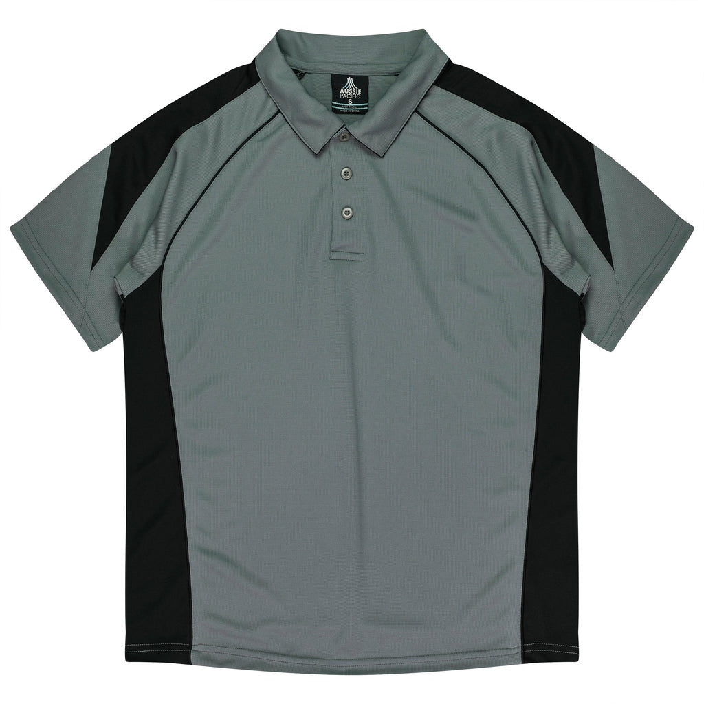 PREMIER KIDS POLOS - ASHE/BLACK