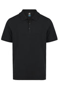 CLAREMONT MENS POLOS - BLACK