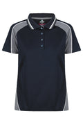 PANORAMA LADY POLOS - NAVY/ASHE/WHITE