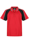 PANORAMA KIDS POLOS - RED/BLACK/WHITE