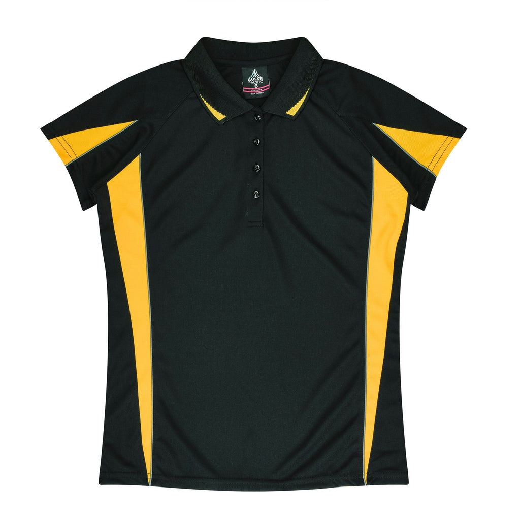 EUREKA LADY POLOS - BLACK/GOLD