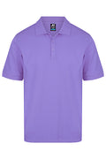 CLAREMONT MENS POLOS - PURPLE