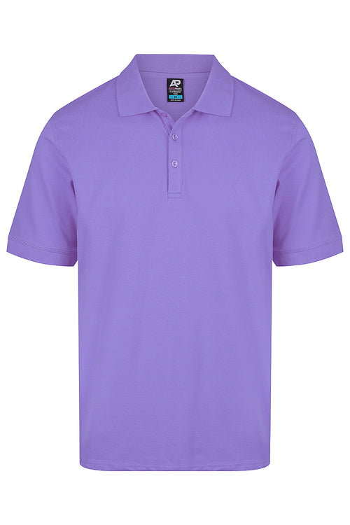 CLAREMONT MENS POLOS - PURPLE