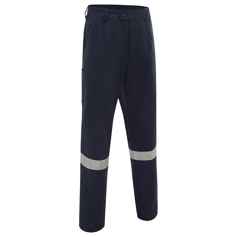 Cotton Drill Regular Weight Taped Work Pants Navy