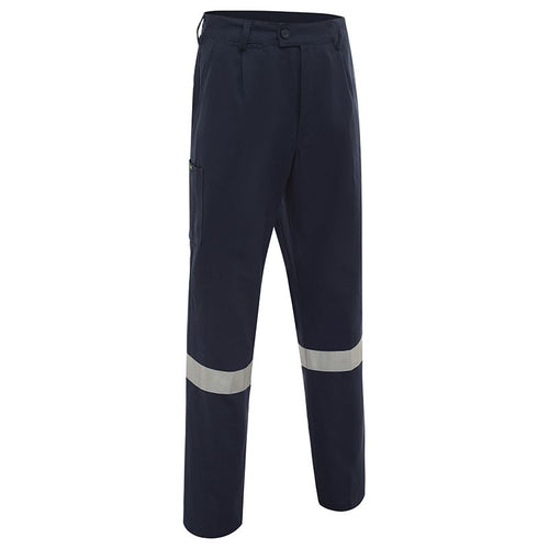 Cotton Drill Regular Weight Taped Work Pants Navy