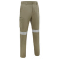 Lightweight Cotton Drill Taped Cargo Pants Khaki