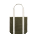 Two-Tone Carrie Tote1008 - CREAM/BLACK
