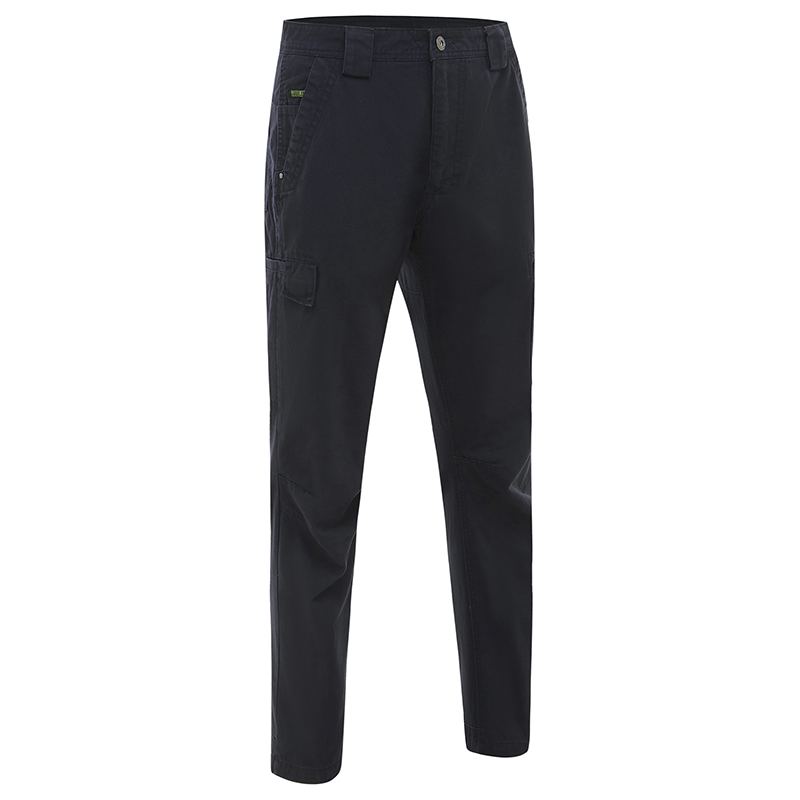 Cotton Canvas Modern Fit Cargo Pants Navy