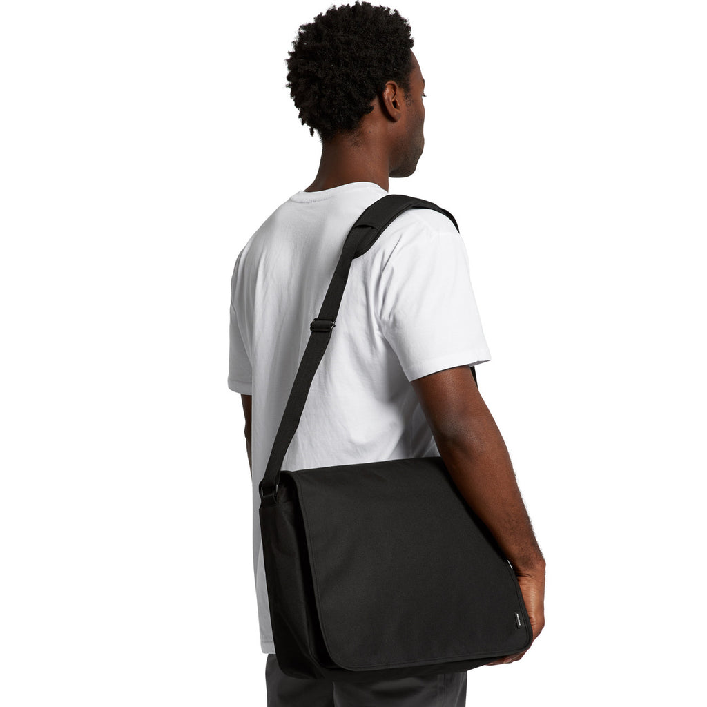 Recycled Messenger Bag1027 - BLACK