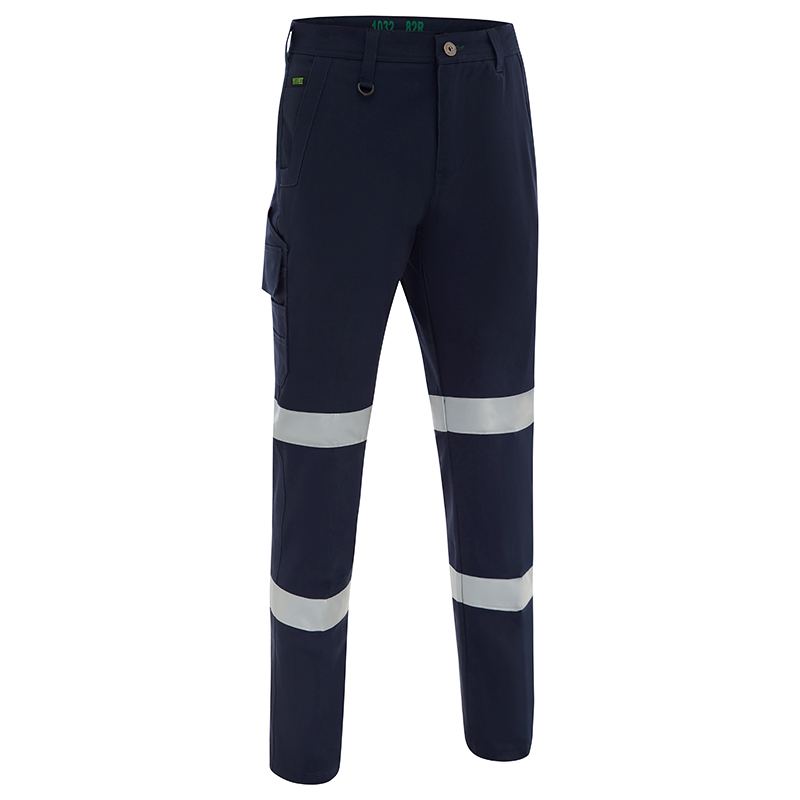 Stretch Biomotion Double Taped Modern Fit Cargo Pants Navy
