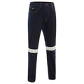 Classic Fit Dark Denim Stretch Taped Jeans Dark Denim