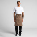 Canvas Half Apron1081 - WALNUT