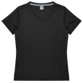 TASMAN LADY TEES - BLACK