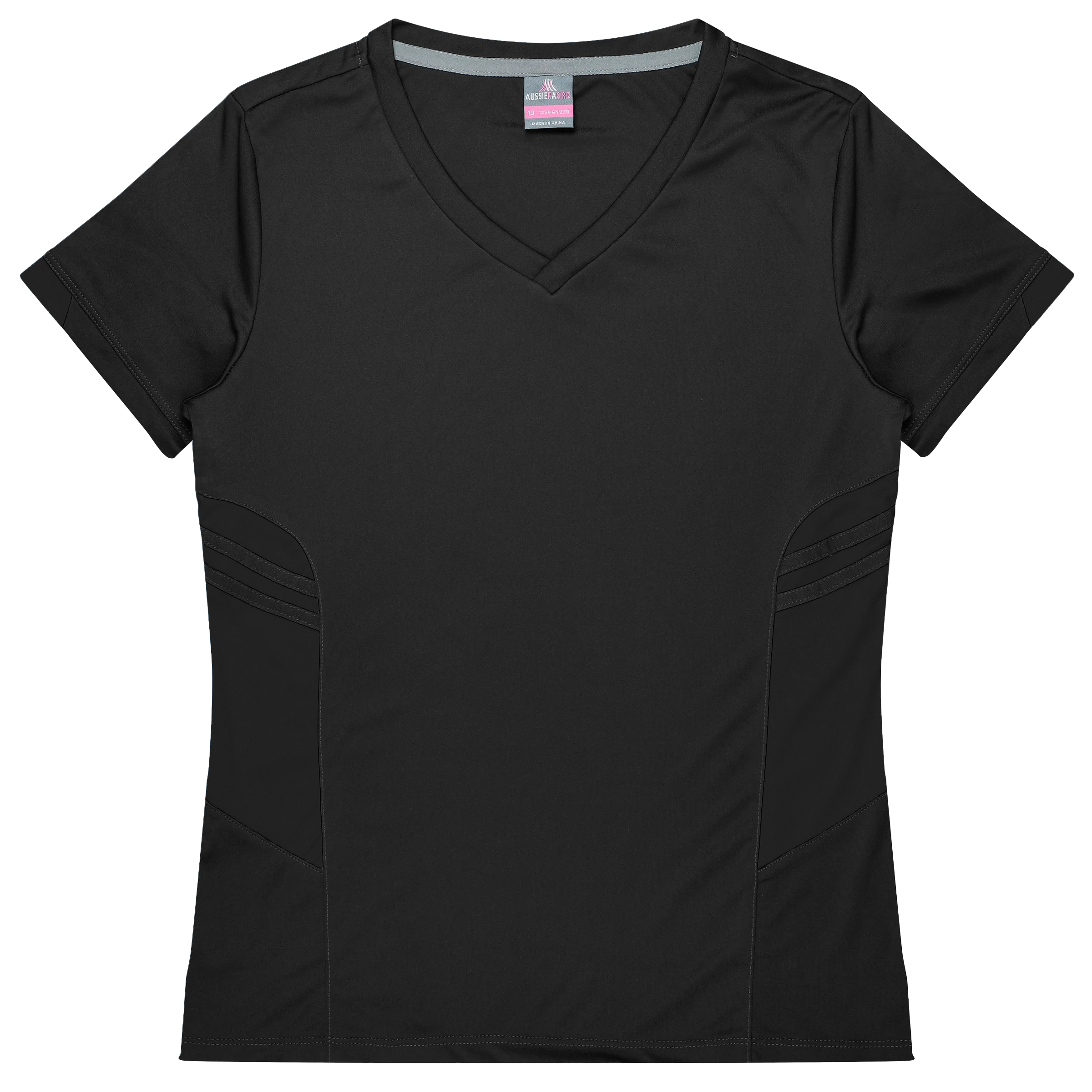 TASMAN LADY TEES - BLACK
