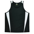 EUREKA KIDS SINGLETS - BLACK/WHITE