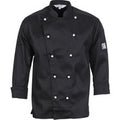 Traditional Chef Jacket - Long Sleeve - Black