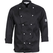 Traditional Chef Jacket - Long Sleeve - Black