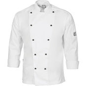 Cool-Breeze Cotton Chef Jacket - Long Sleeve - White
