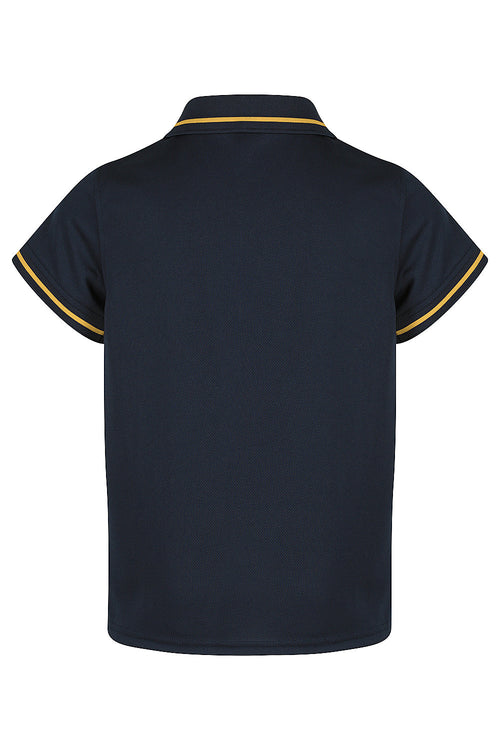 COTTESLOE KIDS POLOS - NAVY/GOLD
