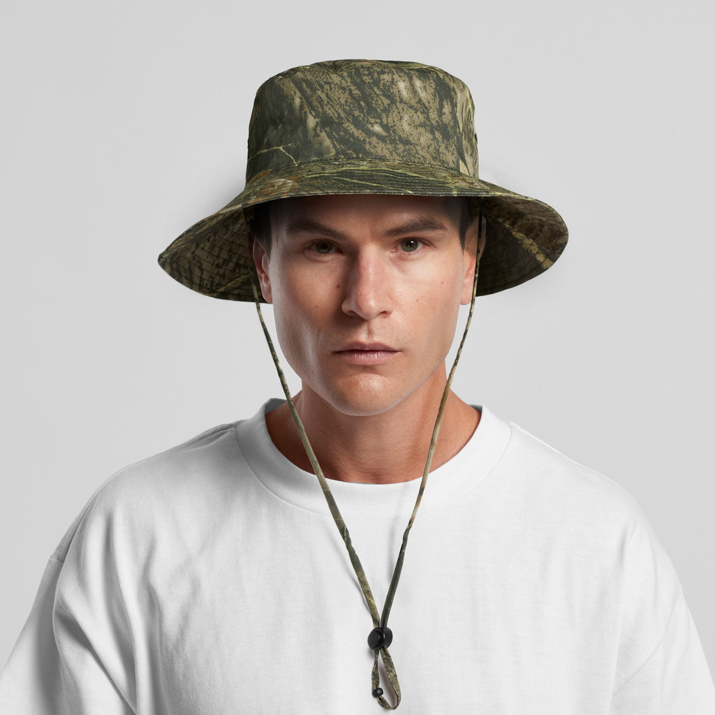 Wide Brim Camo Bucket Hat1172C