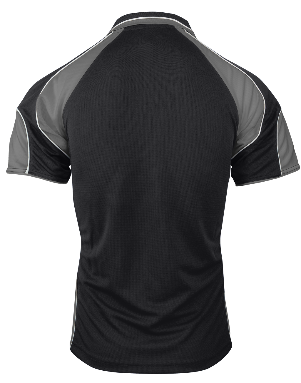 MURRAY MENS POLOS - BLACK/ASHE