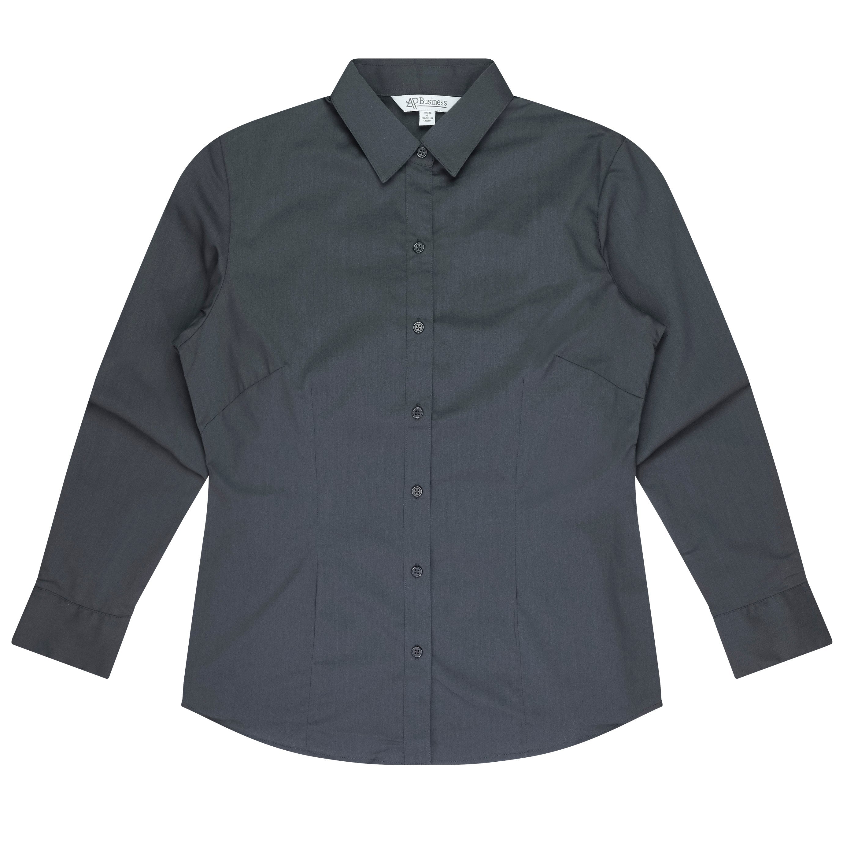 MOSMAN LADY SHIRT LONG SLEEVE - SLATE
