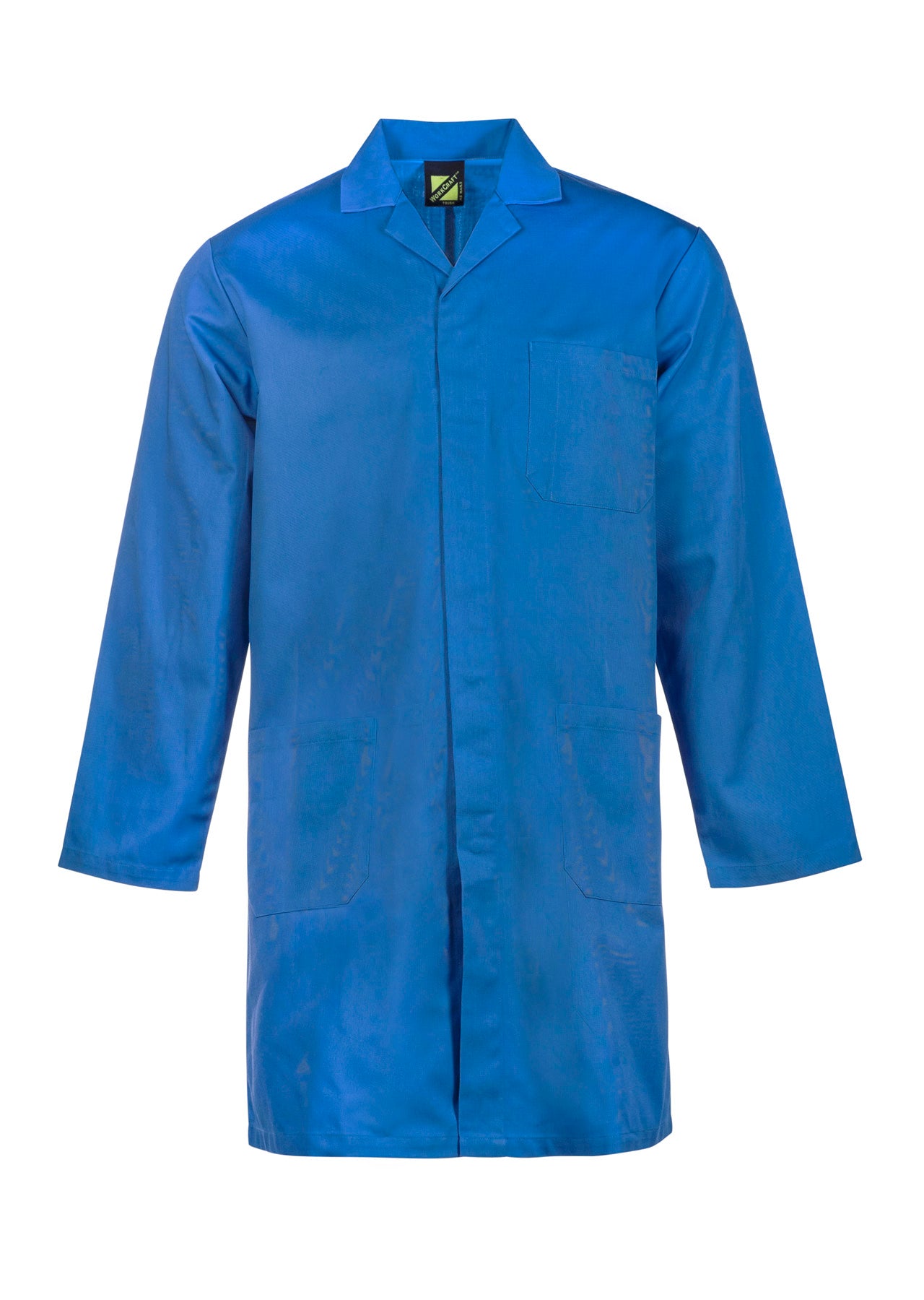 LONG SLEEVE DUSTCOAT WITH PATCH POCKETS