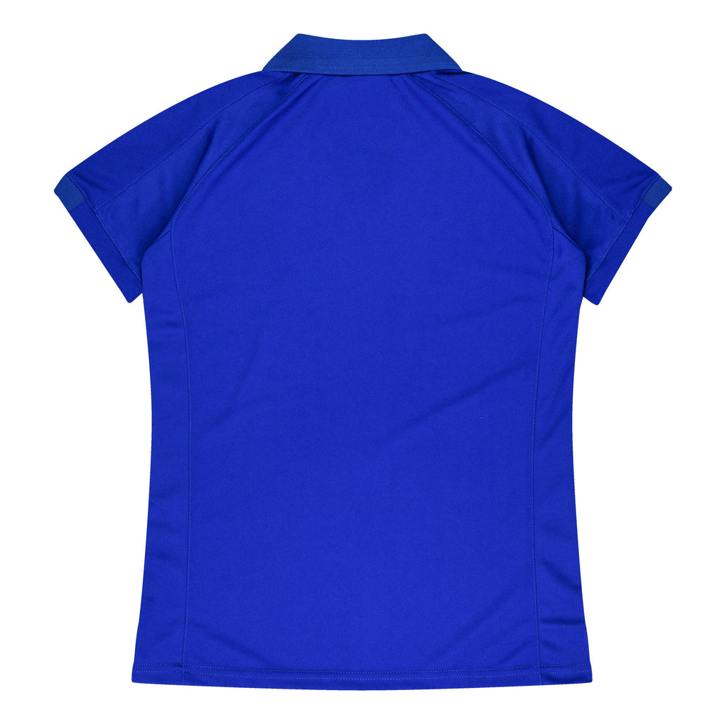 FLINDERS LADY POLOS - ROYAL/WHITE