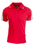 EUREKA MENS POLOS - RED/WHITE