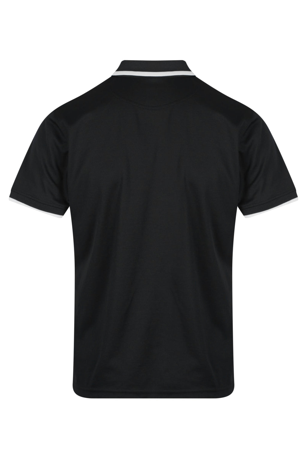 PORTSEA MENS POLOS - BLACK/WHITE