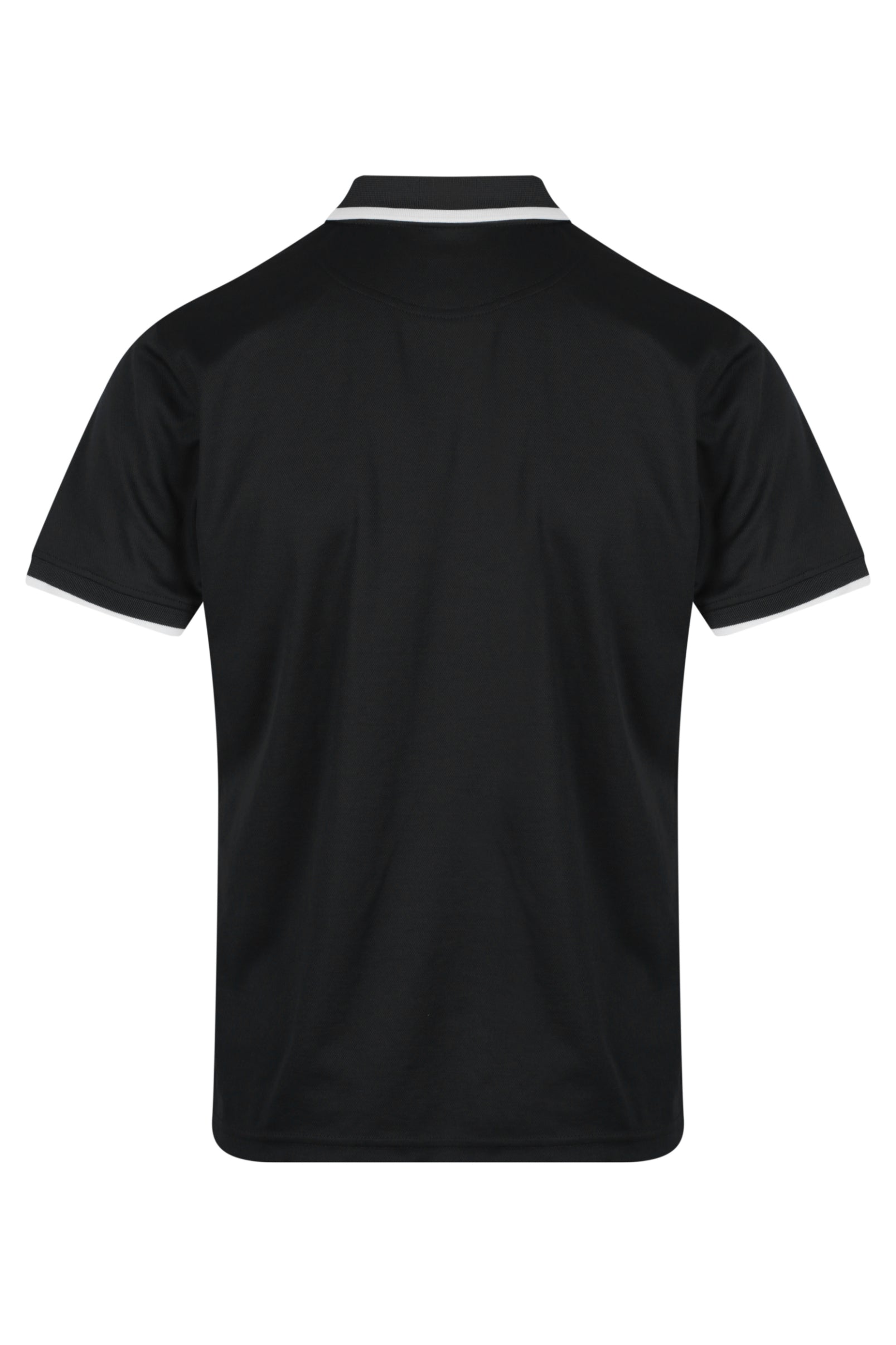 PORTSEA MENS POLOS - BLACK/WHITE