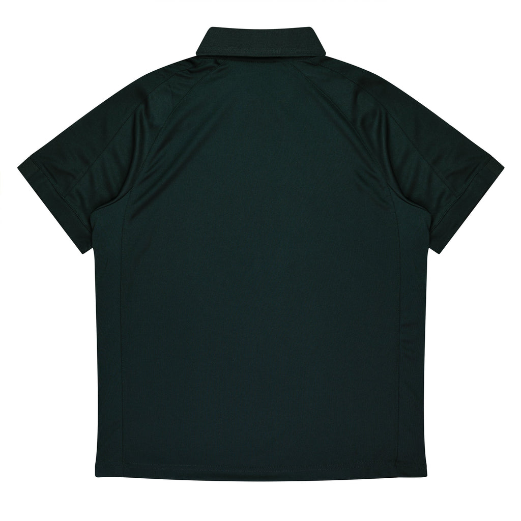 FLINDERS MENS POLOS - BLACK/WHITE
