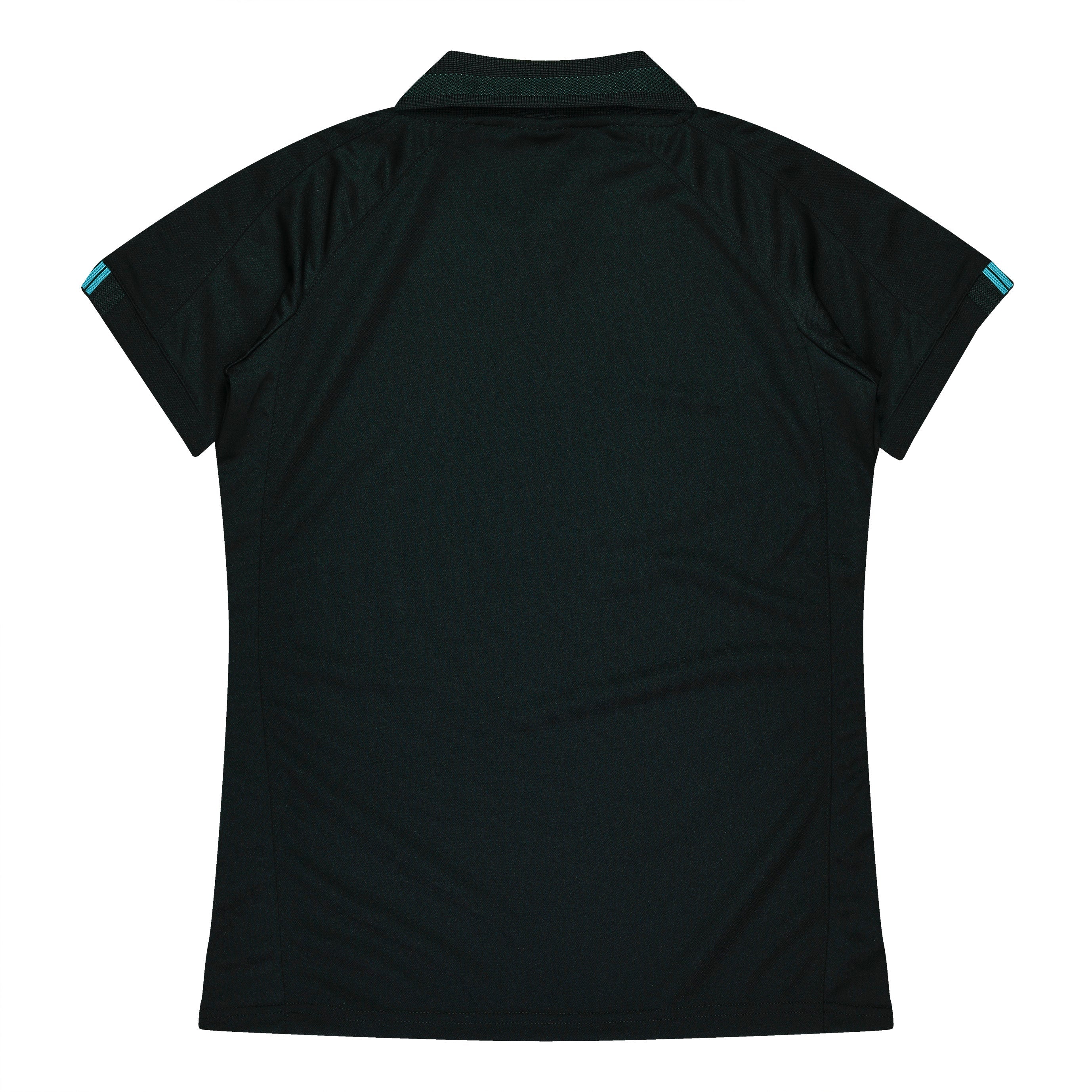 FLINDERS LADY POLOS - BLACK/TEAL