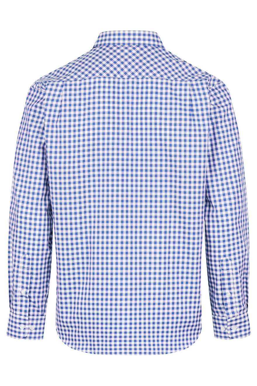 BRIGHTON MENS SHIRT LONG SLEEVE - FRENCH BLUE