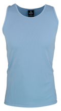 BOTANY MENS SINGLETS - SKY