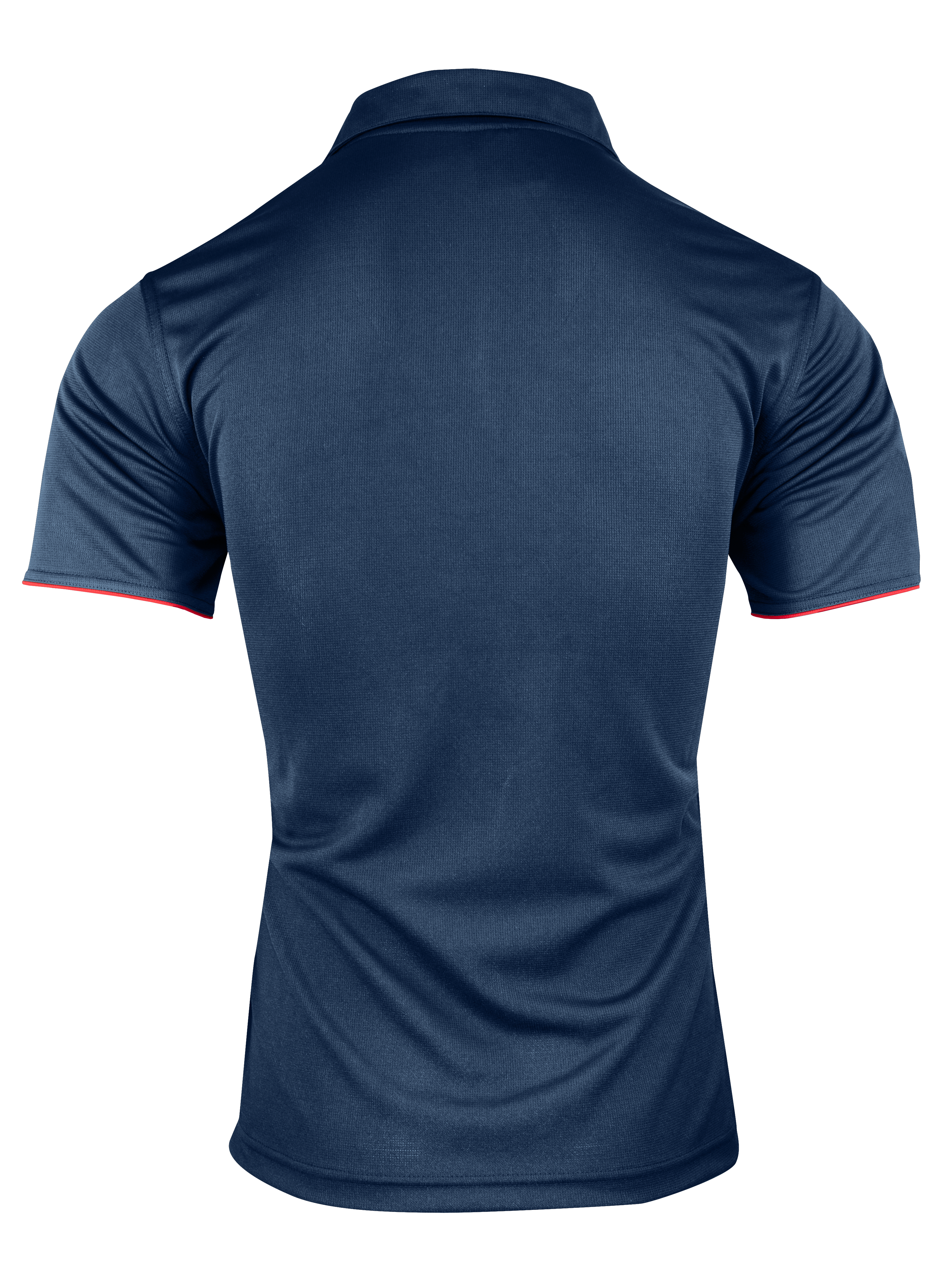 YARRA MENS POLOS - NAVY/RED