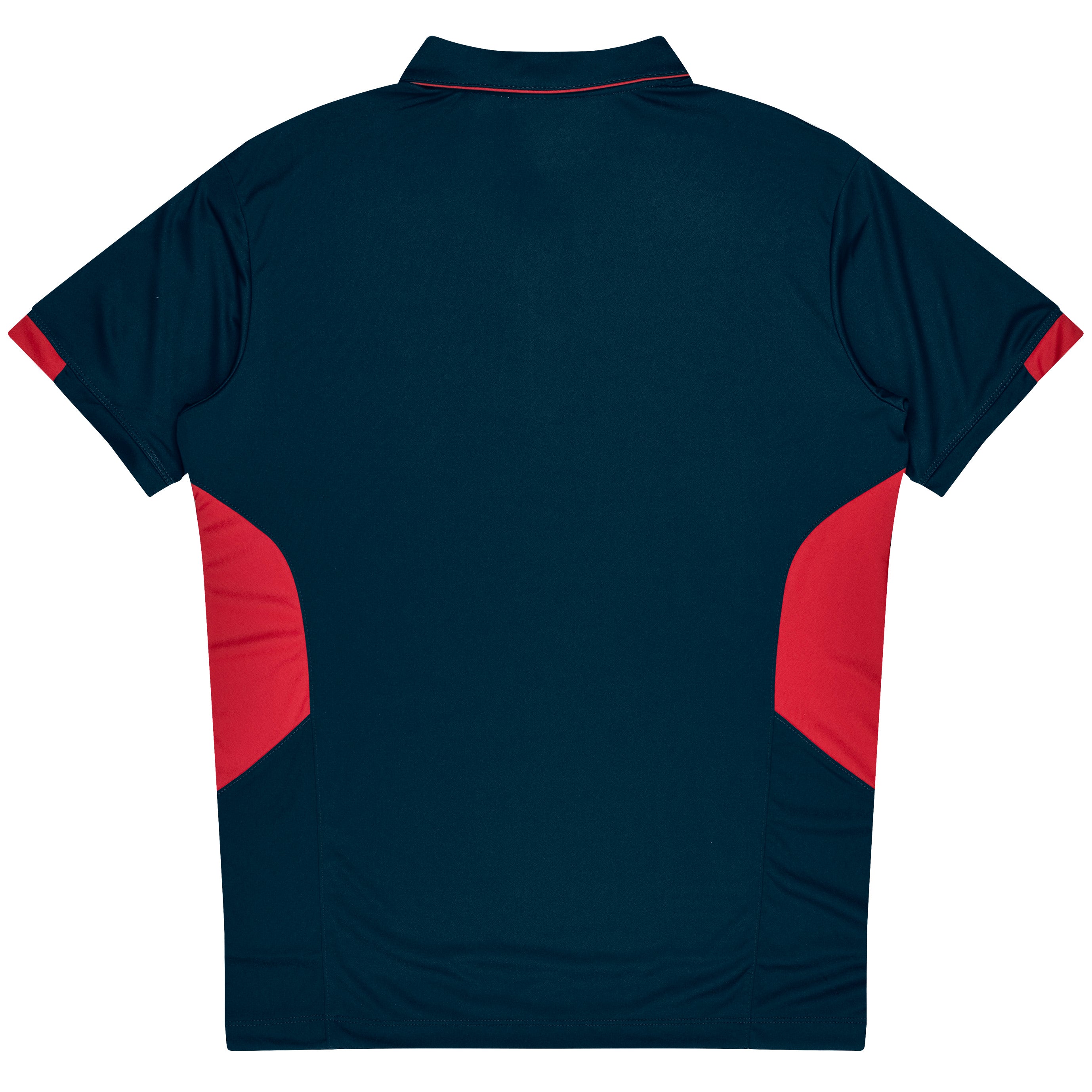 TASMAN KIDS POLOS - NAVY/RED