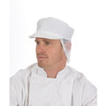 Cap with Net Back - White