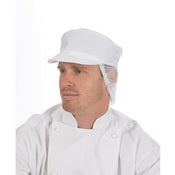 Cap with Net Back - White