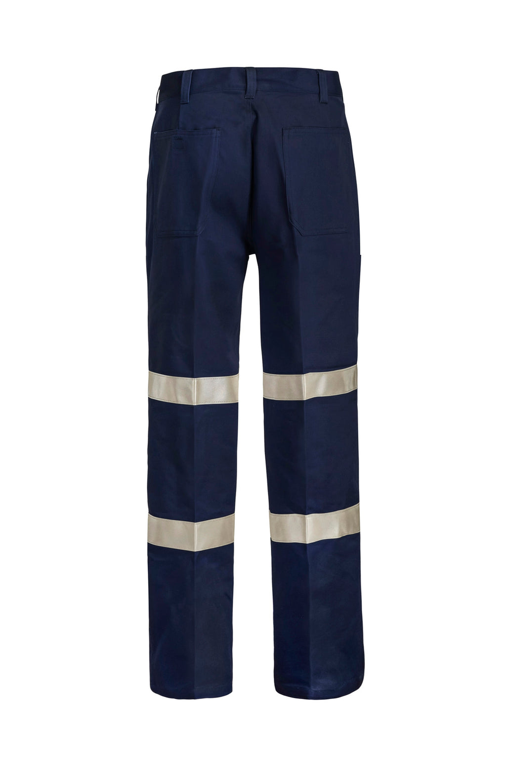 REFLECTIVE SINGLE PLEAT COTTON DRILL INDUSTRIAL LAUNDRY TROUSER