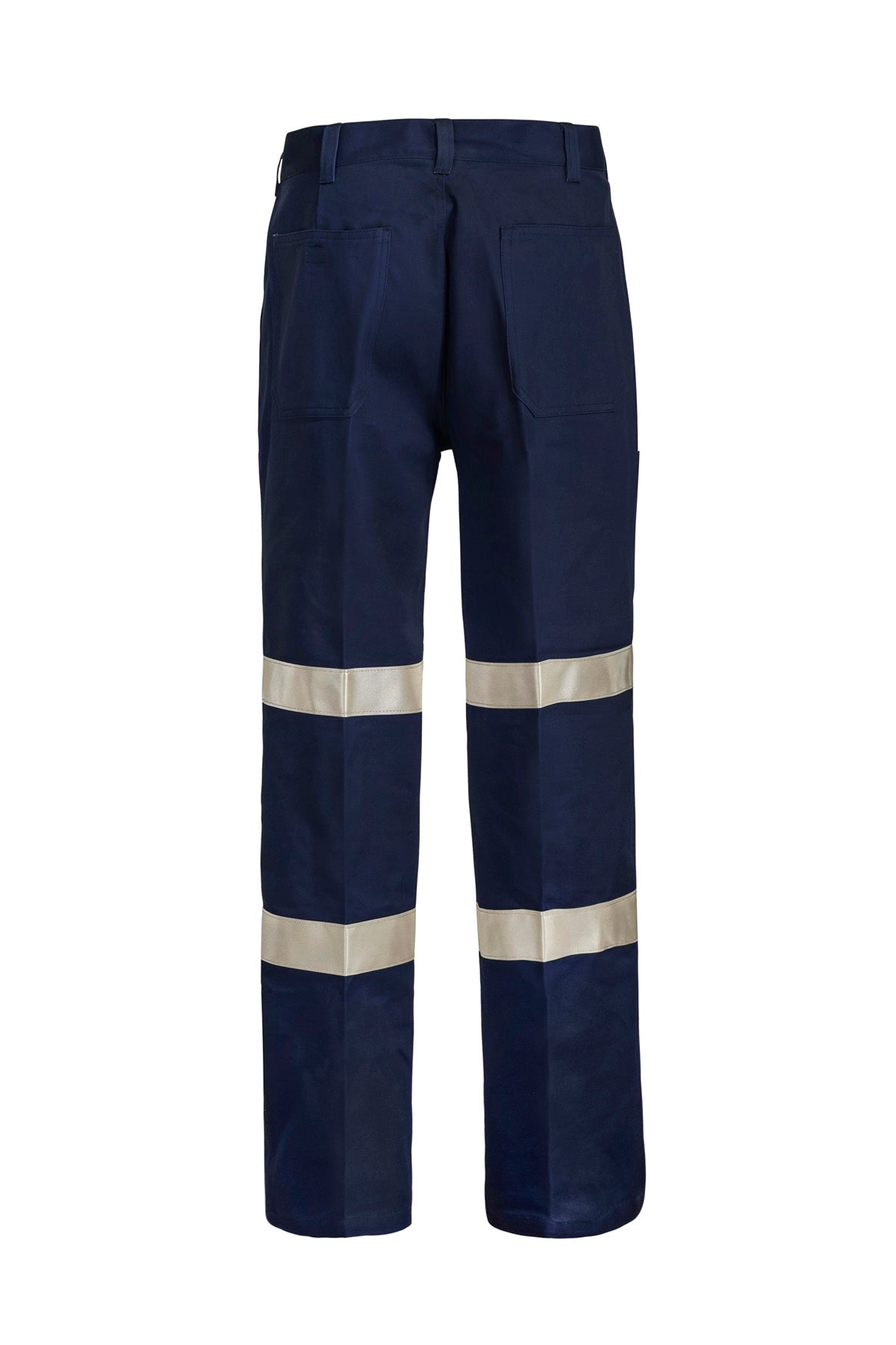 REFLECTIVE SINGLE PLEAT COTTON DRILL INDUSTRIAL LAUNDRY TROUSER