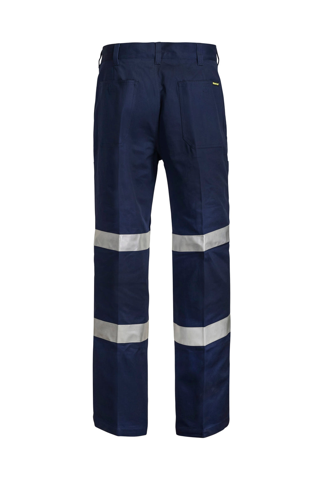 REFLECTIVE SINGLE PLEAT COTTON DRILL TROUSER
