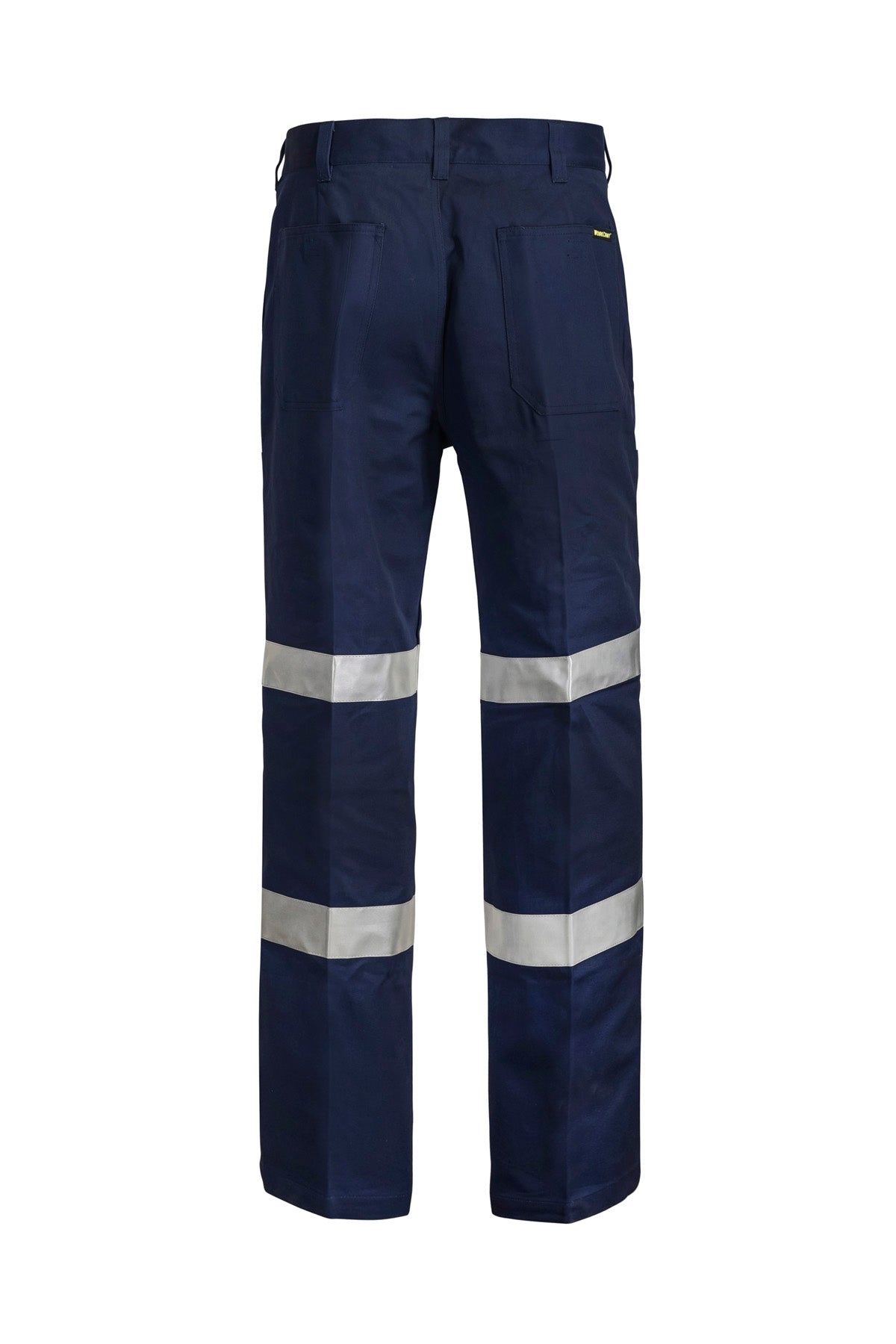 REFLECTIVE SINGLE PLEAT COTTON DRILL TROUSER