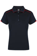 CURRUMBIN LADY POLOS - NAVY/RED