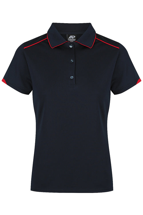 CURRUMBIN LADY POLOS - NAVY/RED